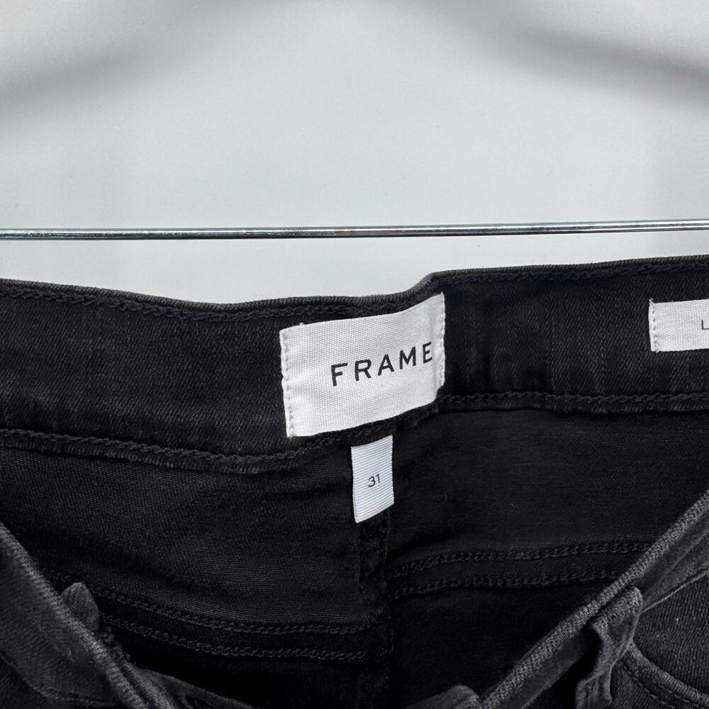 FRAME Denim Le High Ankle Skinny Snap Fly Jeans Sz 31 Bestwick $249 NWT - Picture 4 of 11